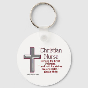 Christian Nurse Kor2 Nyckelring