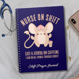Christian NURSE ON SHIFT Jerboa Coffee Nght Shift Anteckningsbok