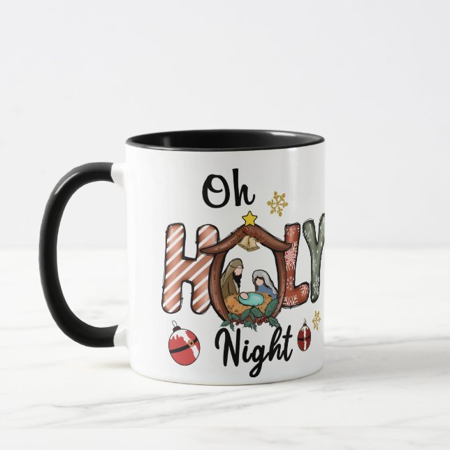 Christian - Oh Holy Night - Christmas Mugg (Vänster)