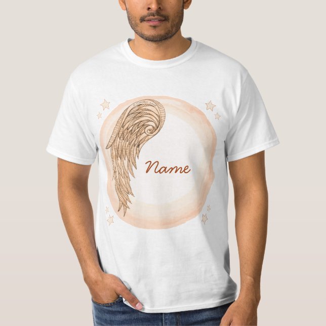 Christian one vinge angel t-shirt (Framsida)