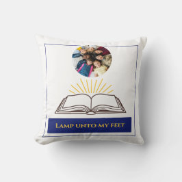 Christian Open Bible Rays Word of God Kudde