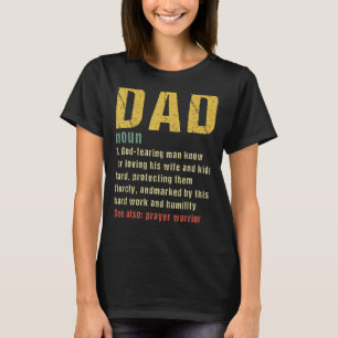Christian Pappa Definition Fars dag Pappa Blsed B T Shirt