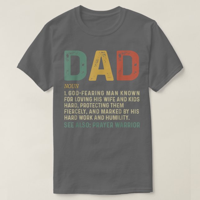 Christian Pappa Definition Fars dag PAPPA  T Shirt (Design framsida)