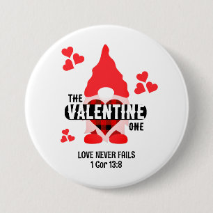 Christian Par VALENTINE GNOME Red Hearts Knapp