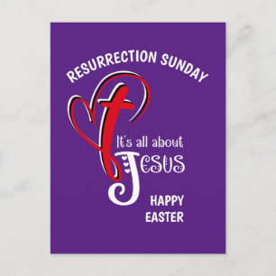 Christian Påsk ALL OM JESUS Resurrecension Vykort