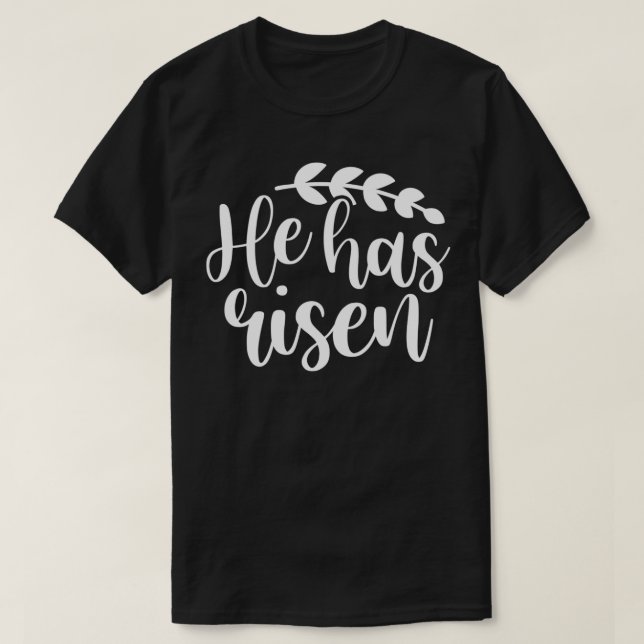 Christian Påsk Bible Citote som han har återvunnit T Shirt (Design framsida)