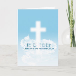 Christian Påsk Han är Risen Resurrecension Helgkort