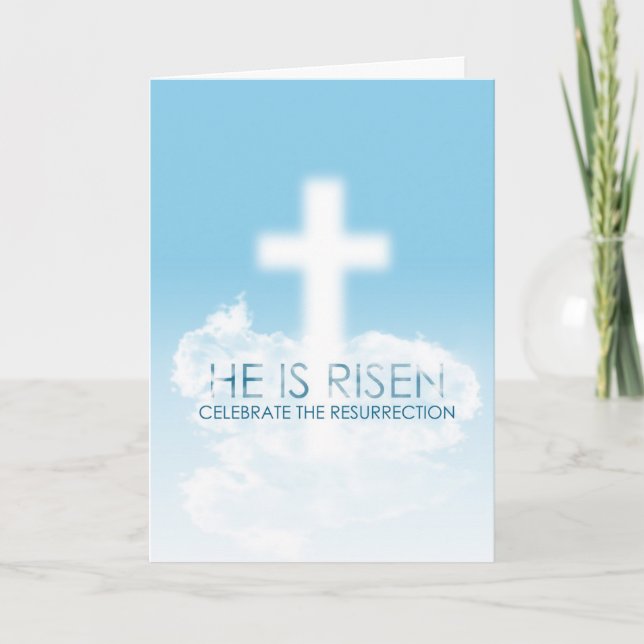 Christian Påsk | Han är Risen Resurrecension Helgkort (Framsida)