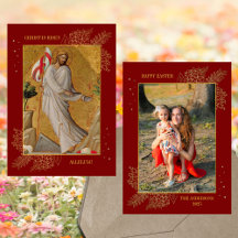 Christian Påsk Jesus Resurrection Family Photo