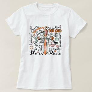 Christian Påsk Kor Han är Risen T Shirt