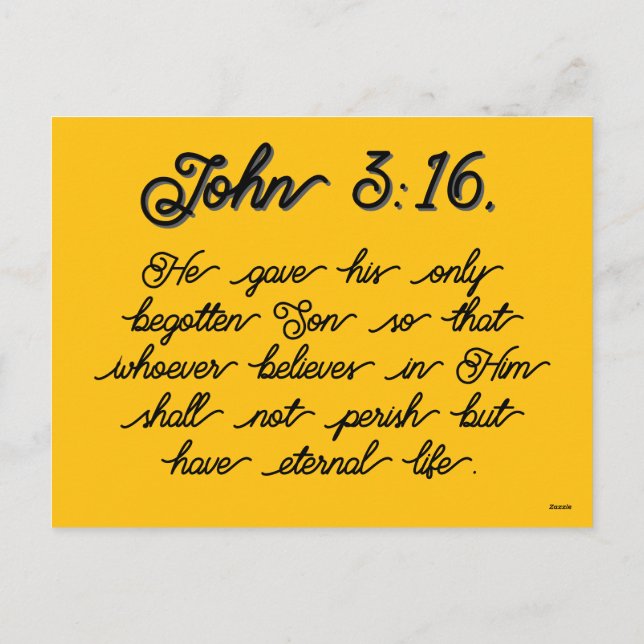 Christian Påsk Poster för familjen, vänner. Helg Vykort (Baksida)