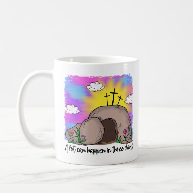 Christian Påsk Resurrection Kaffemugg (Vänster)