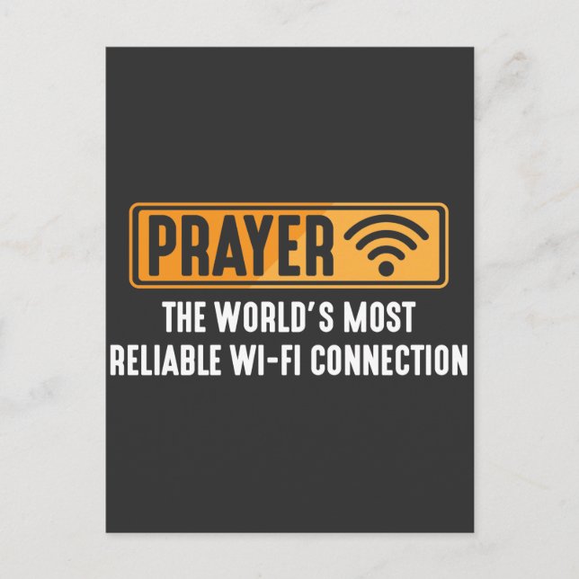 Christian Pastor Prayer Jesus Faith Connection Vykort (Framsida)