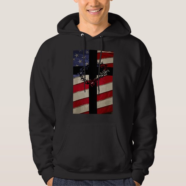 Christian Patriotic - New Christianity Hoodie (Framsida)