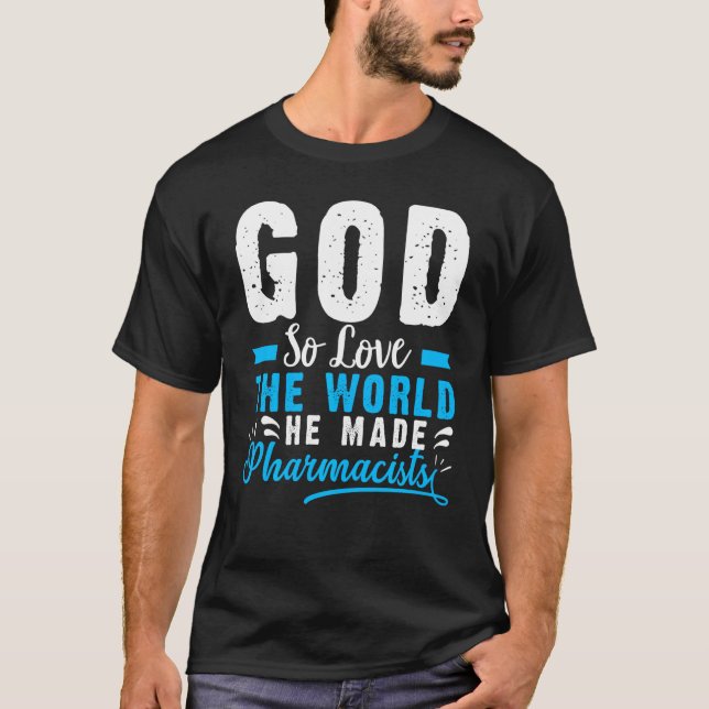Christian Pharmacists Pharmacy Doktor Present T Shirt (Framsida)