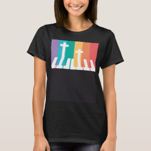 Christian Pianist Piano Player Religiösa Musician T Shirt