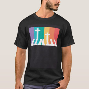 Christian Pianist Piano Player Religiösa Musician T Shirt