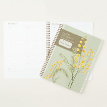 Christian Planner Faith Journal Gula blommor