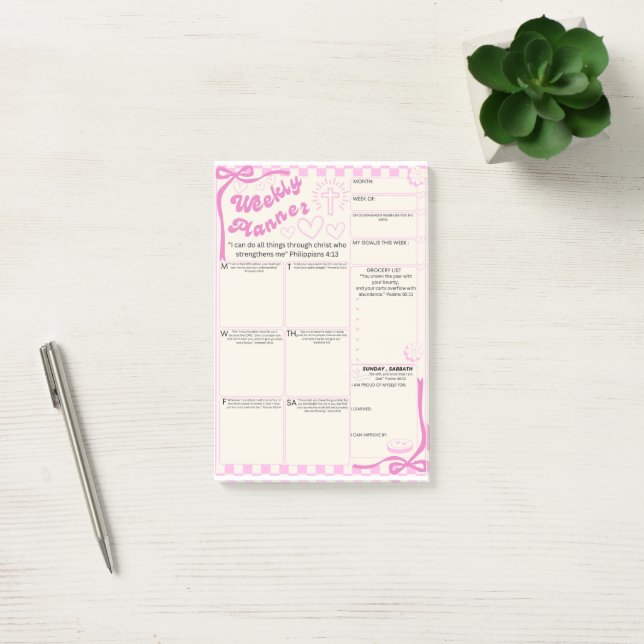 Christian Planners Christian Post-it Notes Girly (Kontor)