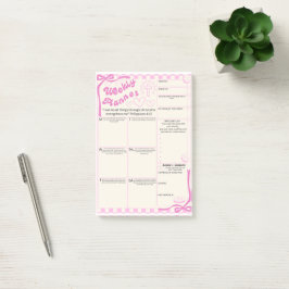 Christian Planners Christian Post-it Notes Girly Block