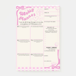 Christian Planners Christian Post-it Notes Girly Block