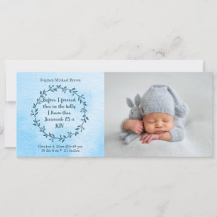 Christian Pojke Birth Notice Meddelande