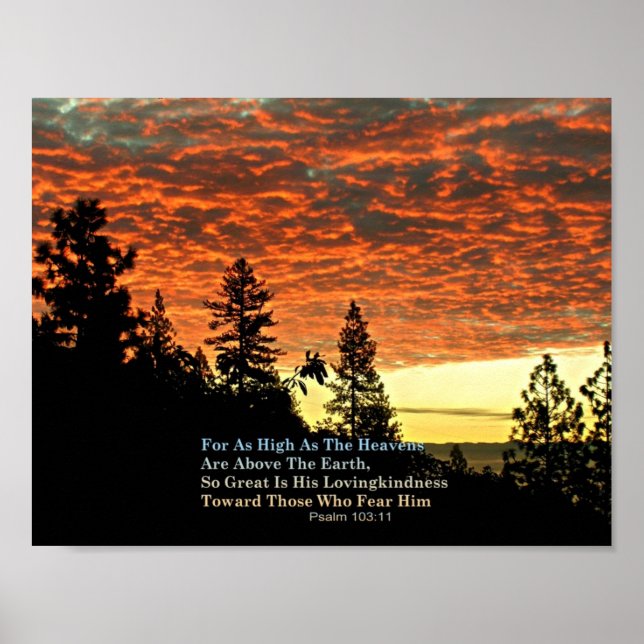 Christian Poster Bible Verse Scripture Creationart (Framsidan)
