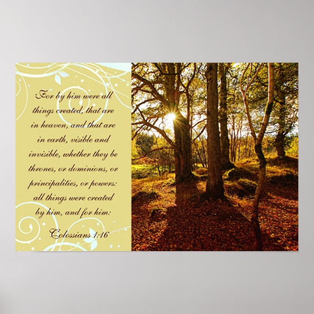 Christian poster, skript, poster (Framsidan)