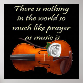 Christian Poster Violin Inspirational Sayed