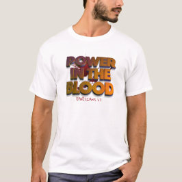 Christian power in the blodsräddning message t shirt