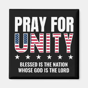 Christian PRAY FOR UNITY USA Day Prayer Magnet