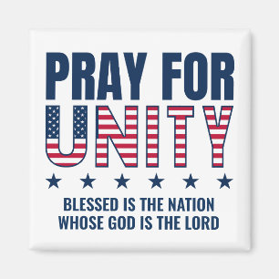 Christian PRAY FOR UNITY USA Day Prayer Magnet