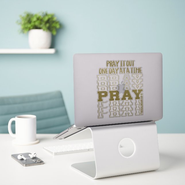Christian Prayer Affirmation Klistermärken (Laptop På Skrivbordet)