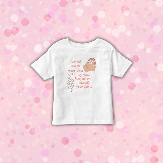 Christian Prayer för barn Rosa | T Shirt (Skapare uppladdad)