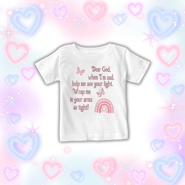 Christian Prayer för barn Rosa | T Shirt (Skapare uppladdad)