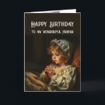 Christian Prayer för Friend Birthday Helgkort<br><div class="desc">Christian Prayer för Friend Birthday</div>