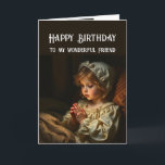 Christian Prayer för Friend Birthday Helgkort<br><div class="desc">Christian Prayer för Friend Birthday</div>