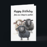 Christian Prayer för Friend Birthday Sheep Humor Helgkort<br><div class="desc">Christian Prayer för Friend Birthday och roligt Sheep</div>