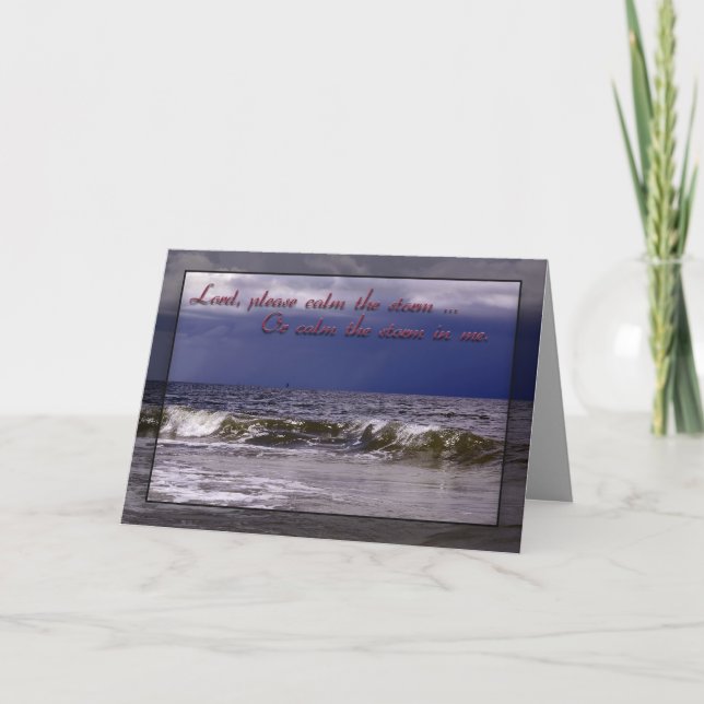 Christian Prayer Greeting Card Kort (Framsida)