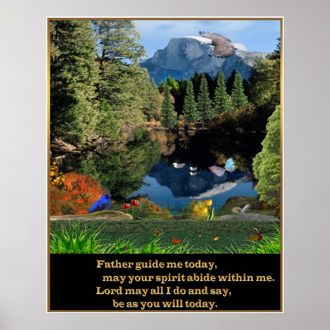 Christian prayer poster (Framsidan)