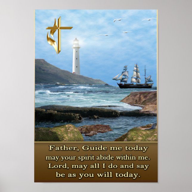 Christian prayer poster (Framsidan)