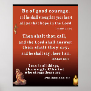 Christian prayer poster