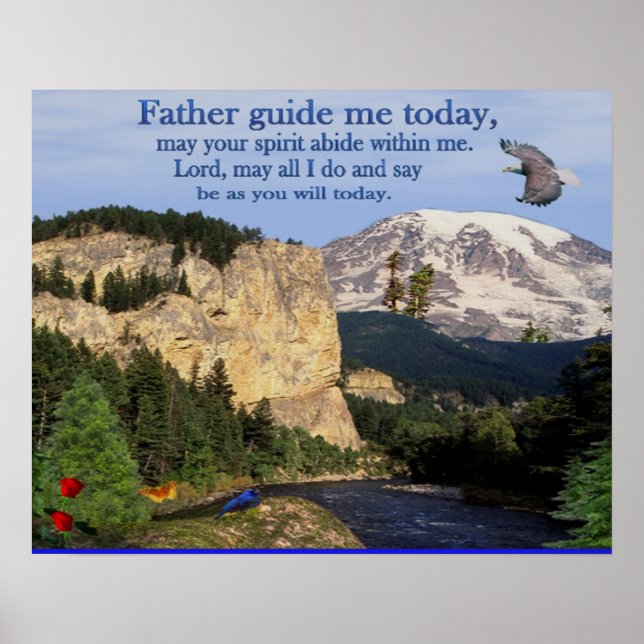 Christian prayer poster (Framsidan)