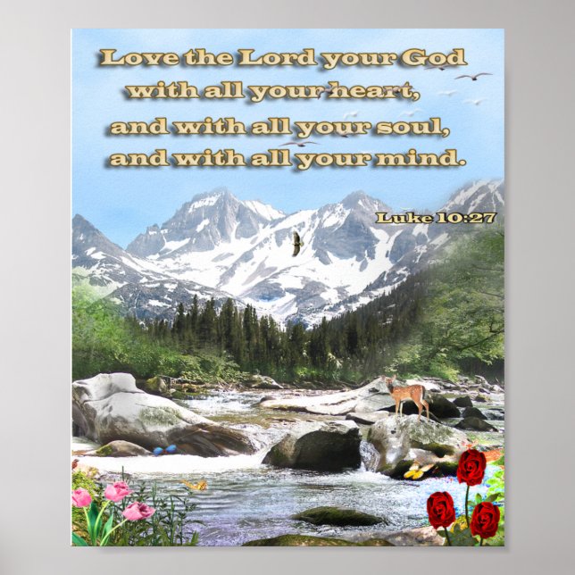 Christian Prayer poster konst (Framsidan)