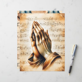 Christian Prayer Vintage Scrapbook Papper
