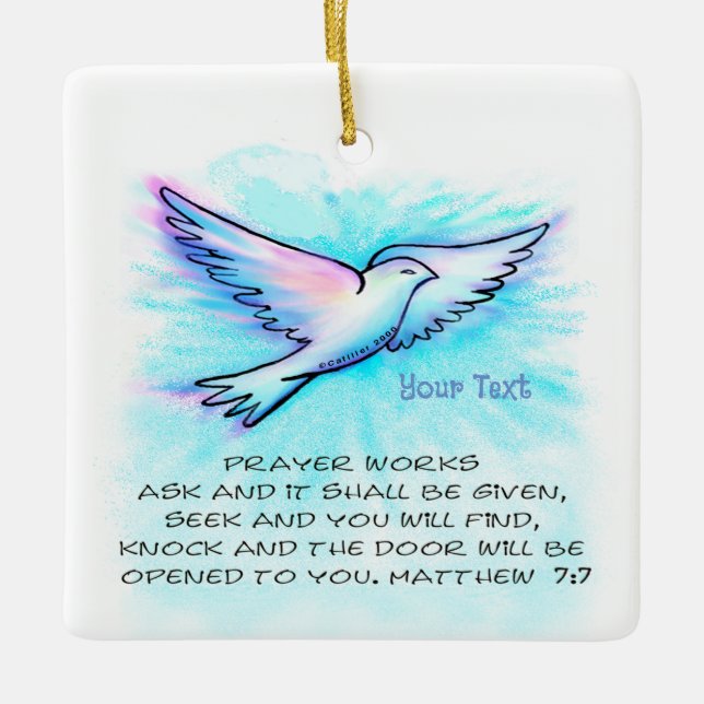 Christian Prayer Works Ornament (Framsida)