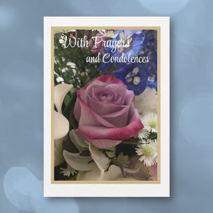 Christian Prayers and Condolences Card Kort