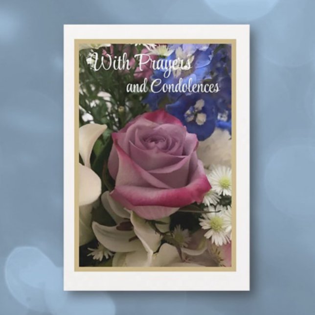 Christian Prayers and Condolences Card Kort (Skapare uppladdad)