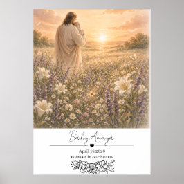 Christian Pregnancy Loss, Miscarriage Memorial Po Poster