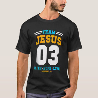 Christian presentteam Jesus 03 Faith Hope Kärlek C T Shirt
